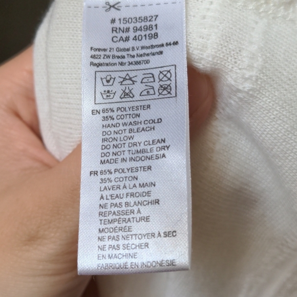 Forever 21 White Crop Top - Picture 4 of 4